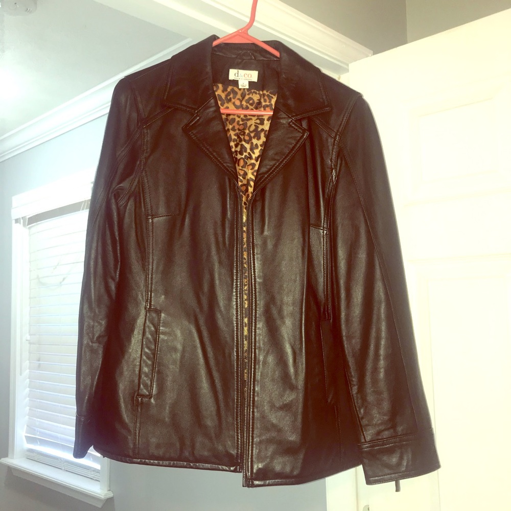 Black Motorcycle leather jacket